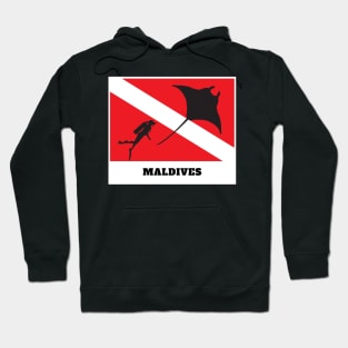 Maldives Island Scuba Dive Hoodie